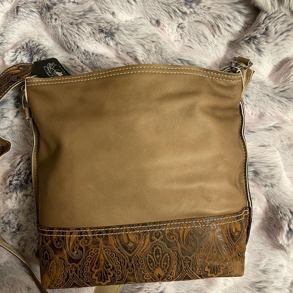 Holy Cow Couture Mini Messenger Cheetah New